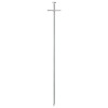 24 db horganyzott acél sátorcövek 29,5 cm ø6 mm