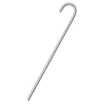 12 db horganyzott acél sátorszeg 41,5 cm ø12 mm
