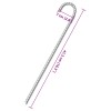 12 db horganyzott acél sátorszeg 41,5 cm ø12 mm
