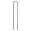 12 db u-alakú horganyzott acél sátorcövek 30 cm ø7 mm