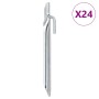 24 db v-alakú horganyzott acél sátorszeg 17 cm ø20 mm