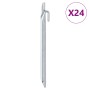 24 db v-alakú horganyzott acél sátorszeg 24 cm ø20 mm
