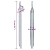 24 db v-alakú horganyzott acél sátorszeg 24 cm ø20 mm