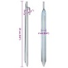 24 db v-alakú horganyzott acél sátorszeg 25 cm ø20 mm