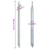 24 db v-alakú horganyzott acél sátorszeg 29,5 cm ø20 mm