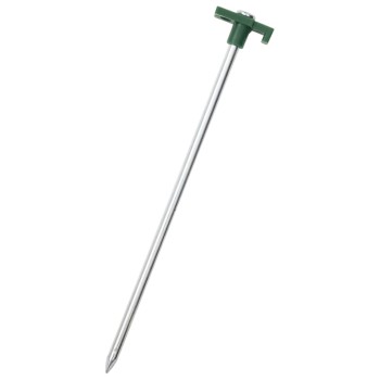 12 db horganyzott acél és polipropilén sátorcövek 25 cm 7 mm