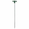12 db horganyzott acél és polipropilén sátorcövek 25 cm 7 mm