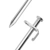 24 db horganyzott acél sátorcövek 19,5 cm 8 mm