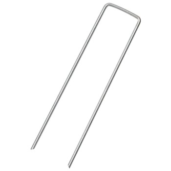 25 db u-alakú horganyzott acél talajcövek 15 x 3,5 cm