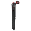 Piros acél összecsukható kerékpárjavító állvány 92-152 cm