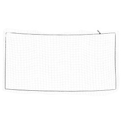 Fehér polipropilén utánfutóháló elasztikus kötéllel 7 x 3,5 m