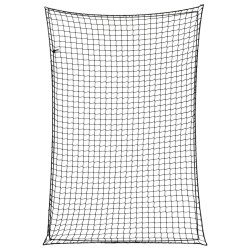 Fekete polipropilén utánfutóháló elasztikus kötéllel 2,2x1,5 m