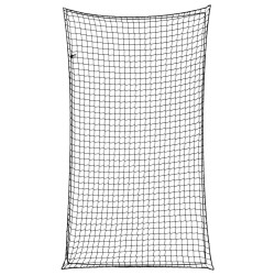 Fekete polipropilén utánfutóháló elasztikus kötéllel 3 x 2,5 m