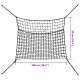 2 db négyszögletű fekete pp szénaháló 100 x 90 cm
