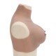 Napbarnított színű e kupa szilikon mellvért