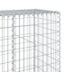 Horganyzott vas gabion kosár fedéllel 1100 x 50 x 200 cm
