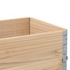 2 db tömör fenyőfa raklapmagasító 100 x 50 cm