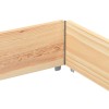 2 db tömör fenyőfa raklapmagasító 150 x 100 cm