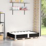 Fekete tömör fenyőfa raklapmagasító 150 x 100 cm