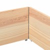 2 db tömör fenyőfa raklapmagasító 150 x 100 cm