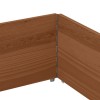 2 db barna tömör fenyőfa raklapmagasító 150 x 100 cm