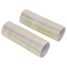 12 tekercs átlátszó csomagolószalag 48 mm x 66 m