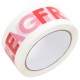 12 db fehér csomagolószalag fragile felirattal 48 mm x 66 m 12 db fehér csomagolószalag fragile felirattal 48 mm x 66 m