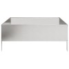 Rozsdamentes acél kerti magaságyás 100 x 100 x 41 cm