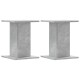 2 db betonszürke szerelt fa hangszóróállvány 30 x 30 x 40 cm 2 db betonszürke szerelt fa hangszóróállvány 30 x 30 x 40 cm