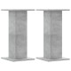 2 db betonszürke szerelt fa hangszóróállvány 30 x 30 x 60 cm 2 db betonszürke szerelt fa hangszóróállvány 30 x 30 x 60 cm