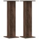 2 db barna tölgy színű szerelt fa hangszóróállvány 30x30x95 cm 2 db barna tölgy színű szerelt fa hangszóróállvány 30x30x95 cm