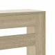 Sonoma tölgy szerelt fa radiátorburkolat 205 x 21,5 x 83,5 cm