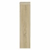 Sonoma tölgy szerelt fa radiátorburkolat 205 x 21,5 x 83,5 cm