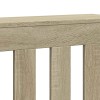 Sonoma tölgy szerelt fa radiátorburkolat 205 x 21,5 x 83,5 cm