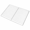 Grill rács ezüst 40 x 30 cm rozsdamentes acél