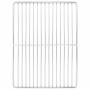Grill rács ezüst 40 x 30 cm rozsdamentes acél