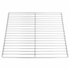 Grill rács ezüst 40 x 35 cm rozsdamentes acél