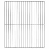 Grill rács ezüst 40 x 35 cm rozsdamentes acél