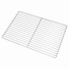 Grill rács ezüst 47 x 32,5 cm rozsdamentes acél