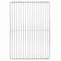 Grill rács ezüst 47 x 32,5 cm rozsdamentes acél