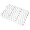 Grill rács ezüst 50 x 35 cm rozsdamentes acél