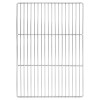 Grill rács ezüst 50 x 35 cm rozsdamentes acél