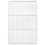 Grill rács ezüst 60 x 40 cm rozsdamentes acél
