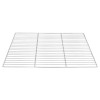 Grill rács ezüst 67 x 40 cm rozsdamentes acél