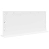 Toalett tükör fehér 100 x 45 x 18 cm üveg és mérnöki fa