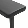 Súlypad fekete 108 x 27 x 41 cm porszórt acél