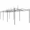 Üvegház pop-up kerettel tetővel zöld 290 x 870 x 315 cm vas