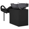 Sampon szék fekete 136 x 60 x 92 cm pvc