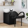 Sampon szék fekete és fehér 136 x 60 x 92 cm pvc