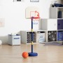 Kosárlabda állvány labdával és pumpával állítható 90/121 cm
